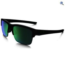 Oakley Thinlink Sunglasses (Matte Black / Jade Iridium) - Colour: Matte Black